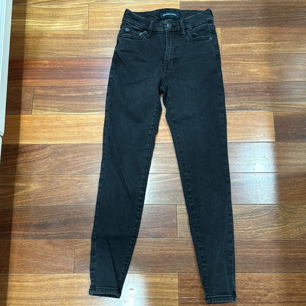 Aeropostale high-rise curvy jegging, size 000